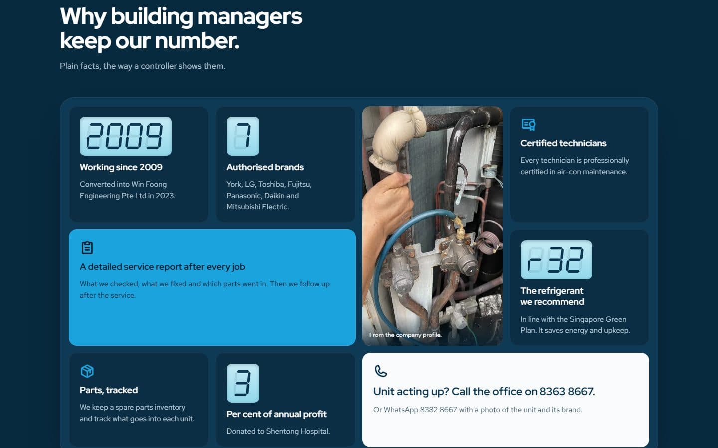 Why building managers keep the number.